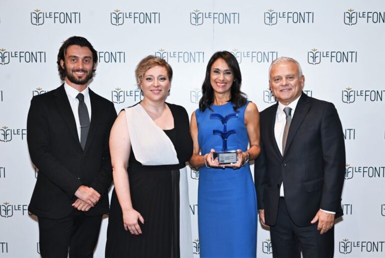 Axet Facility premiata ai Le Fonti Awards per la sua posizione di eccellenza nel settore